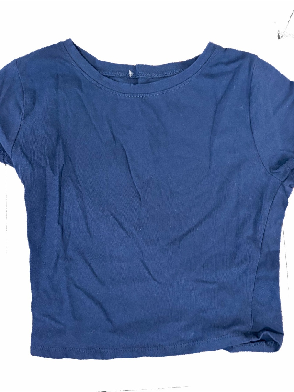 Women's Navy Blue Crewneck Tee
